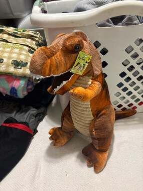Toy Time Brown T-Rex Dinosaur Stuffed Animal Plush Toy